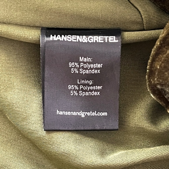 NWT Hansen & Gretel Velvet Meredith Crop Top in Sage Green Size Large - Picture 8 of 11